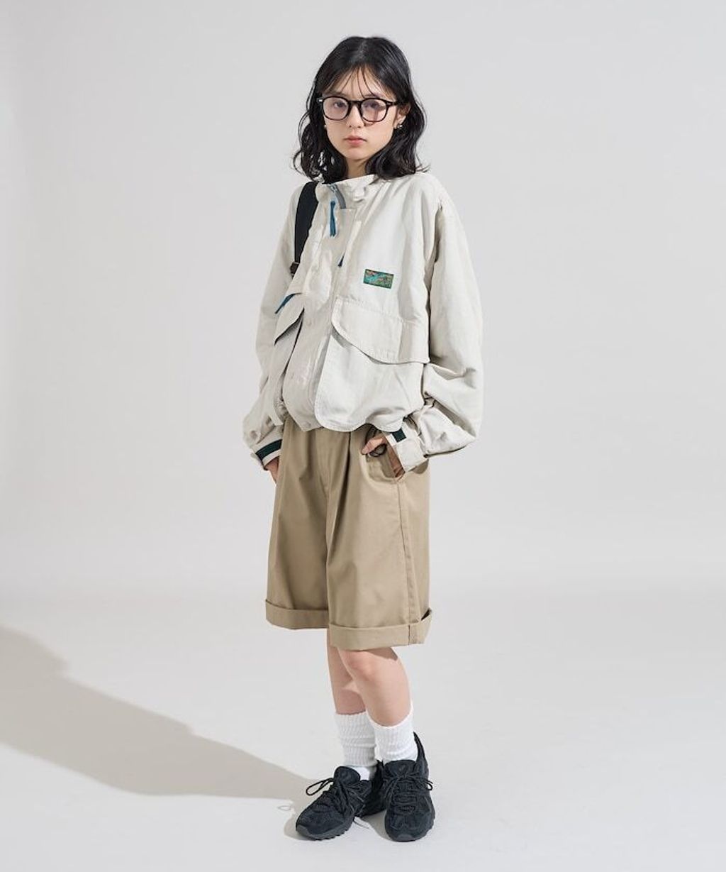 Foxfire × FREAKS STORE 雙拉鍊短版復古風尼龍外套_5