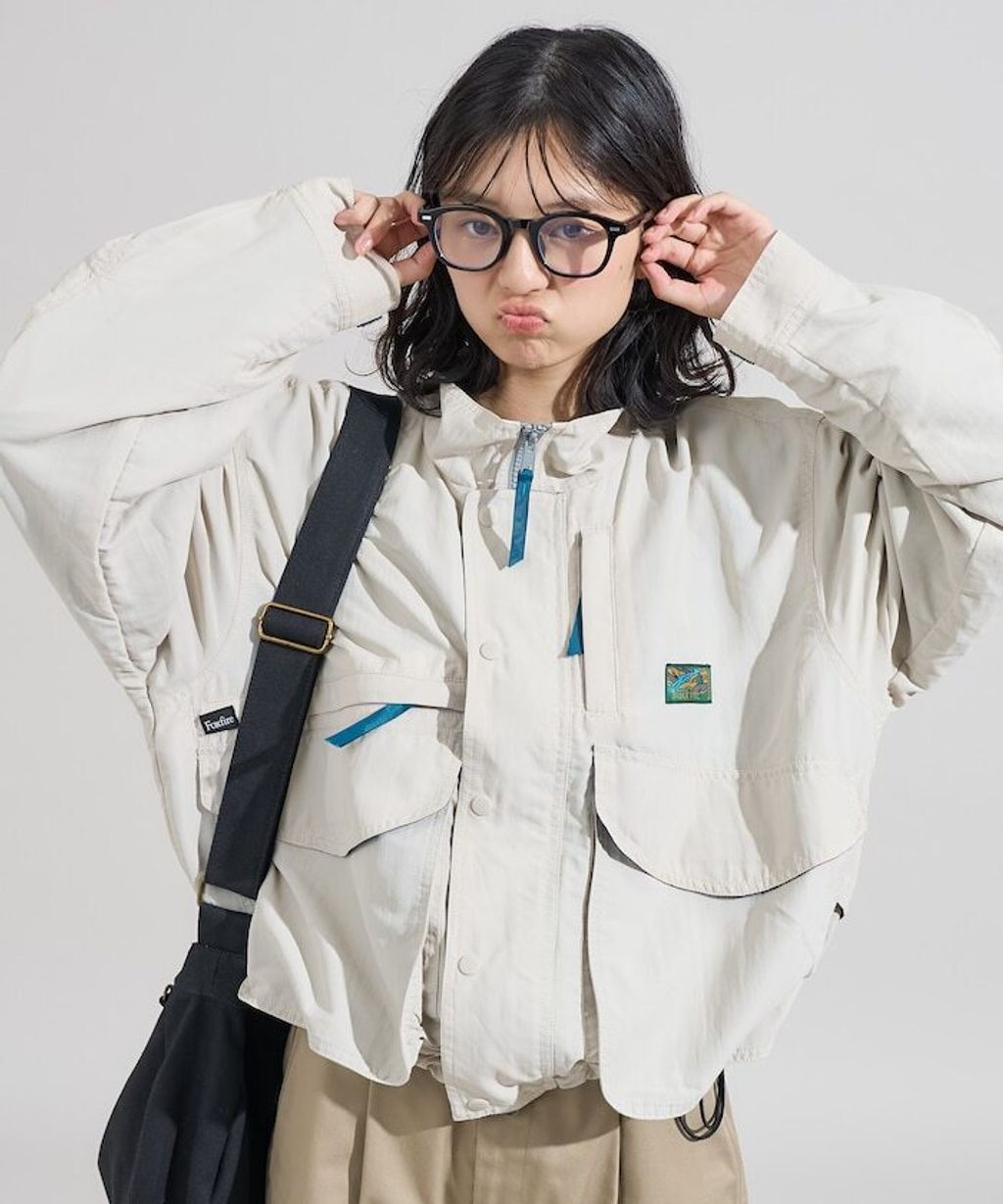 Foxfire × FREAKS STORE 雙拉鍊短版復古風尼龍外套_11