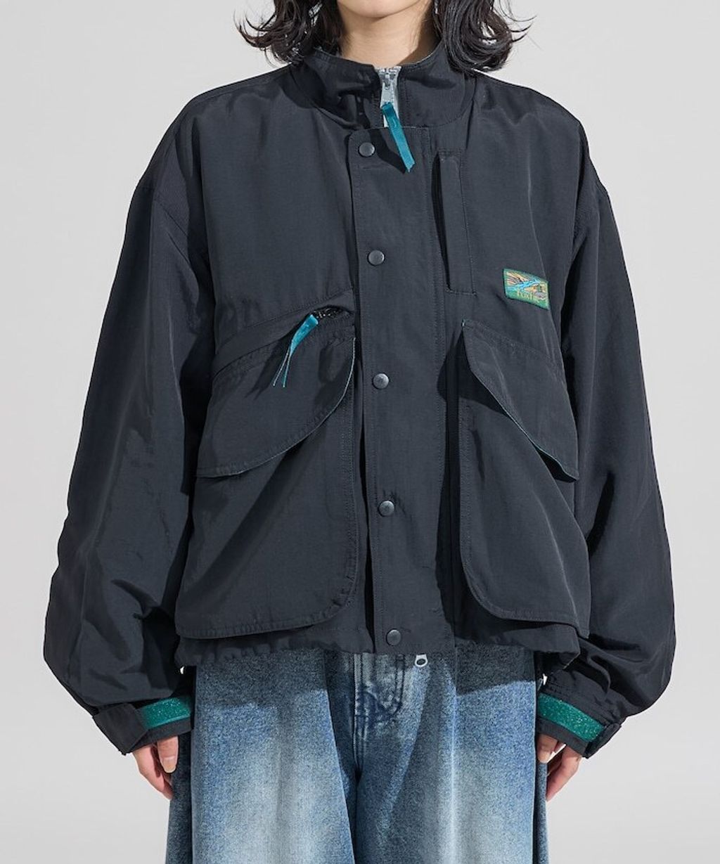 Foxfire × FREAKS STORE 雙拉鍊短版復古風尼龍外套_38