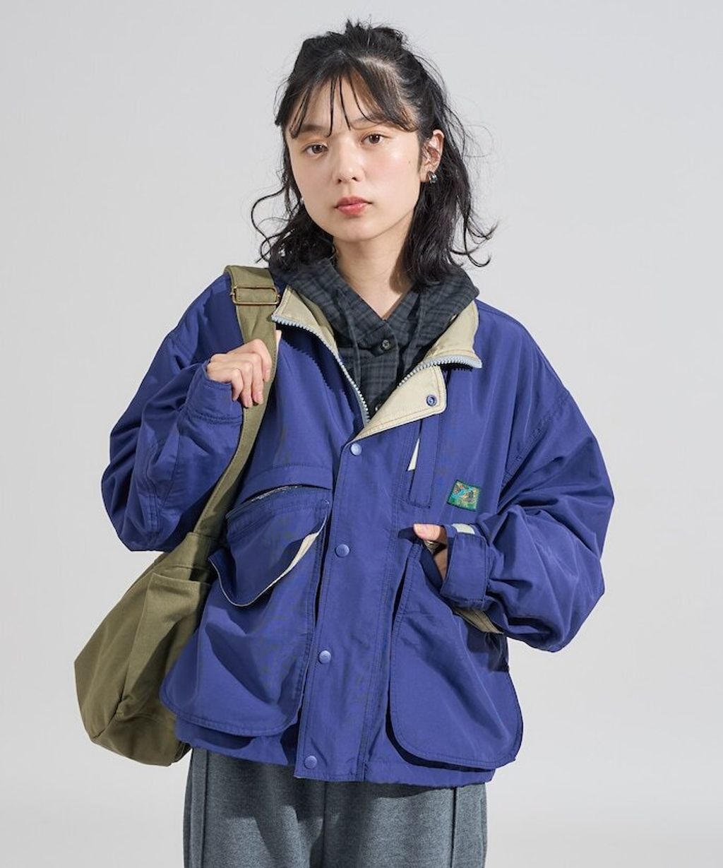 Foxfire × FREAKS STORE 雙拉鍊短版復古風尼龍外套_24