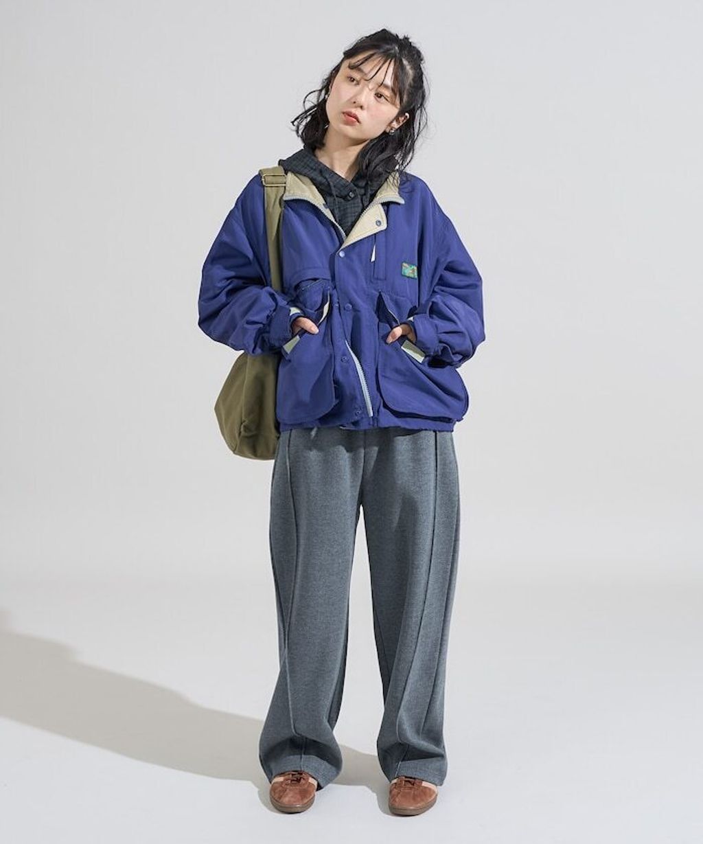 Foxfire × FREAKS STORE 雙拉鍊短版復古風尼龍外套_16