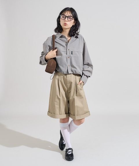 Foxfire × FREAKS STORE 短版格紋口袋襯衫_6