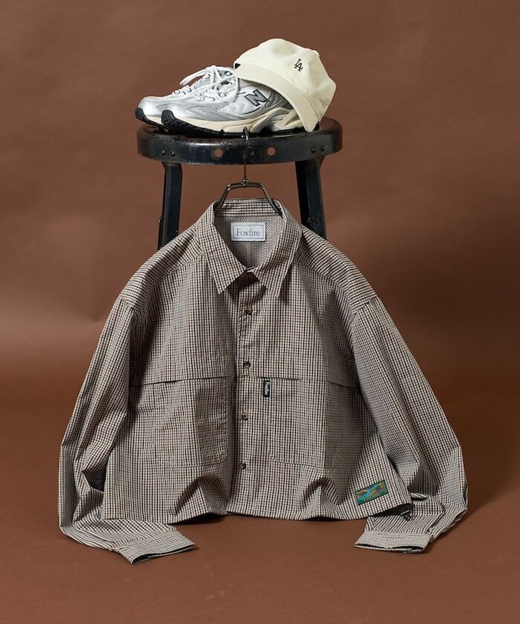 Foxfire × FREAKS STORE 短版格紋口袋襯衫_2