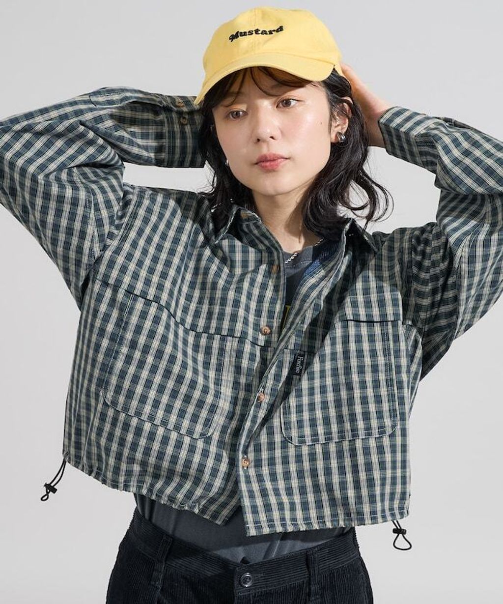 Foxfire × FREAKS STORE 短版格紋口袋襯衫_50