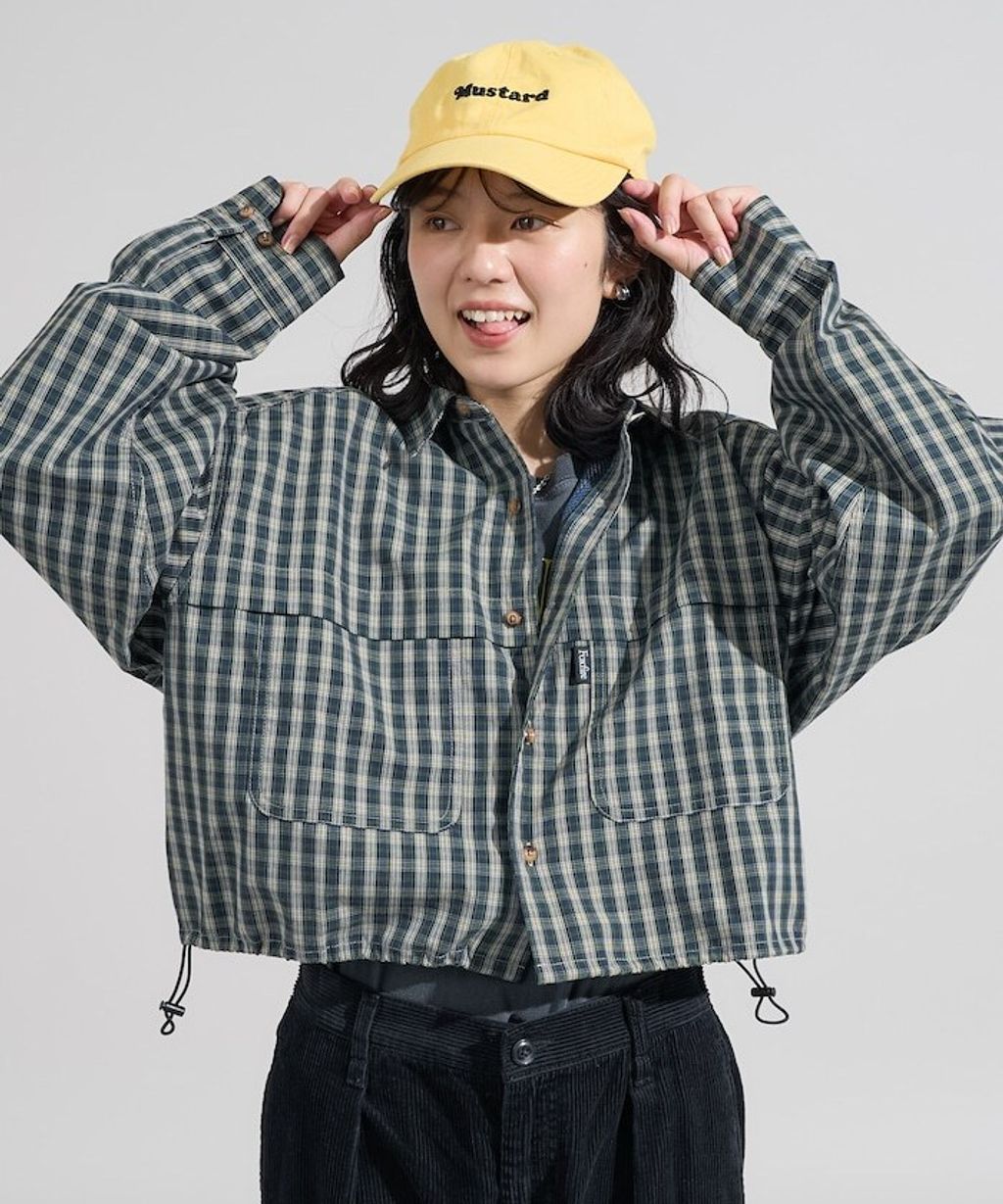 Foxfire × FREAKS STORE 短版格紋口袋襯衫_49