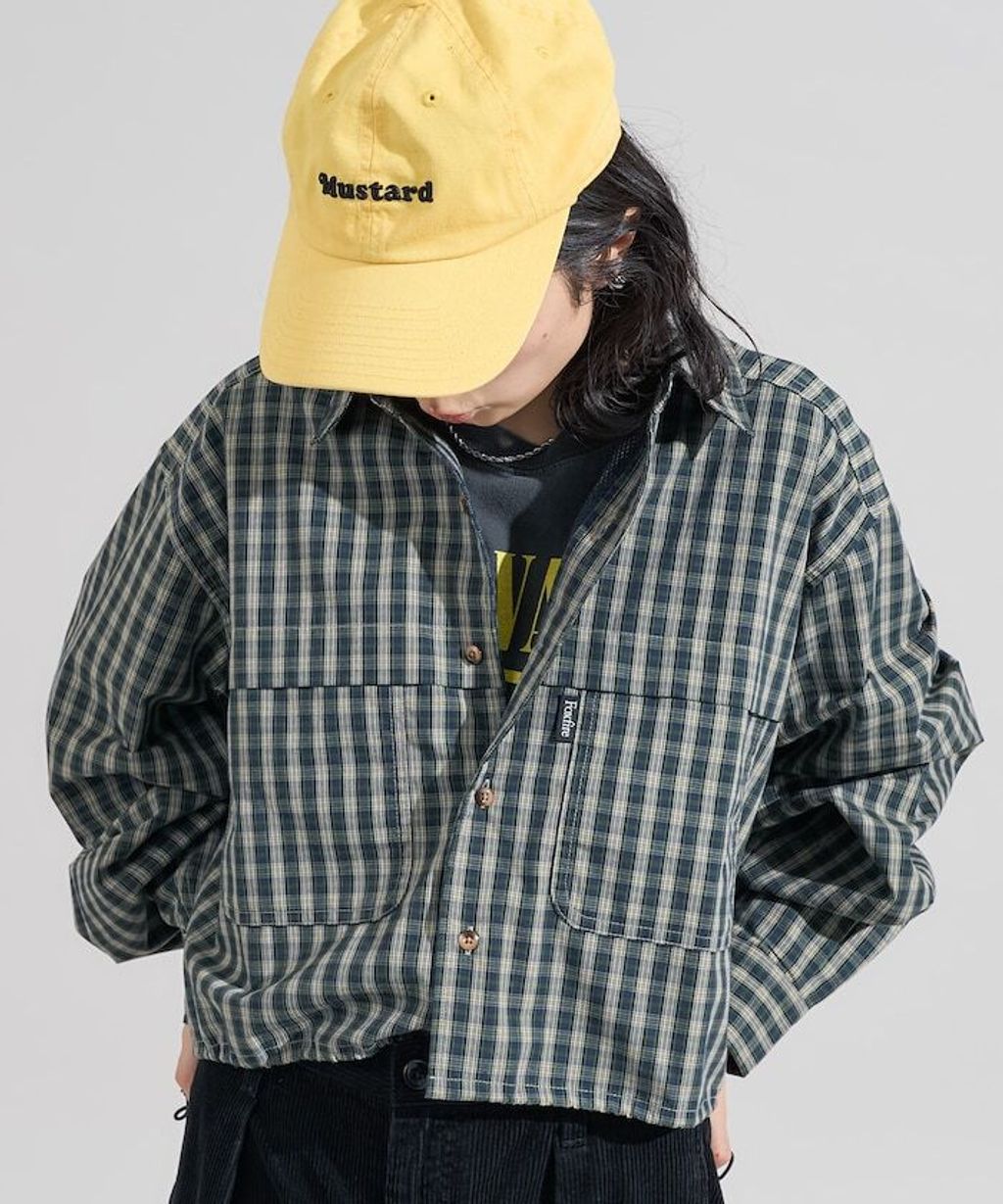 Foxfire × FREAKS STORE 短版格紋口袋襯衫_48
