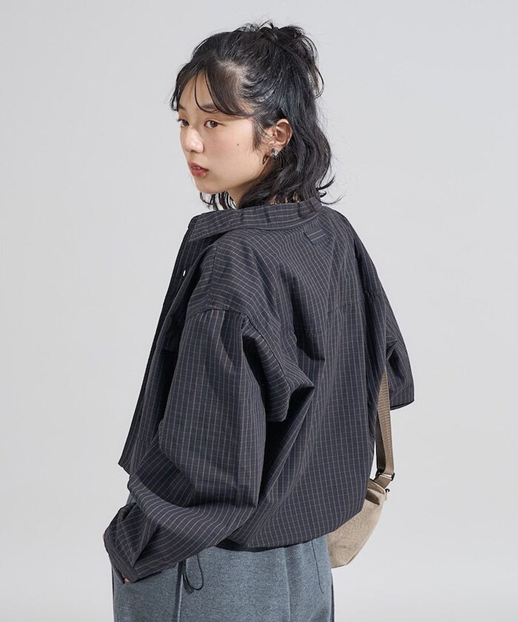 Foxfire × FREAKS STORE 短版格紋口袋襯衫_24