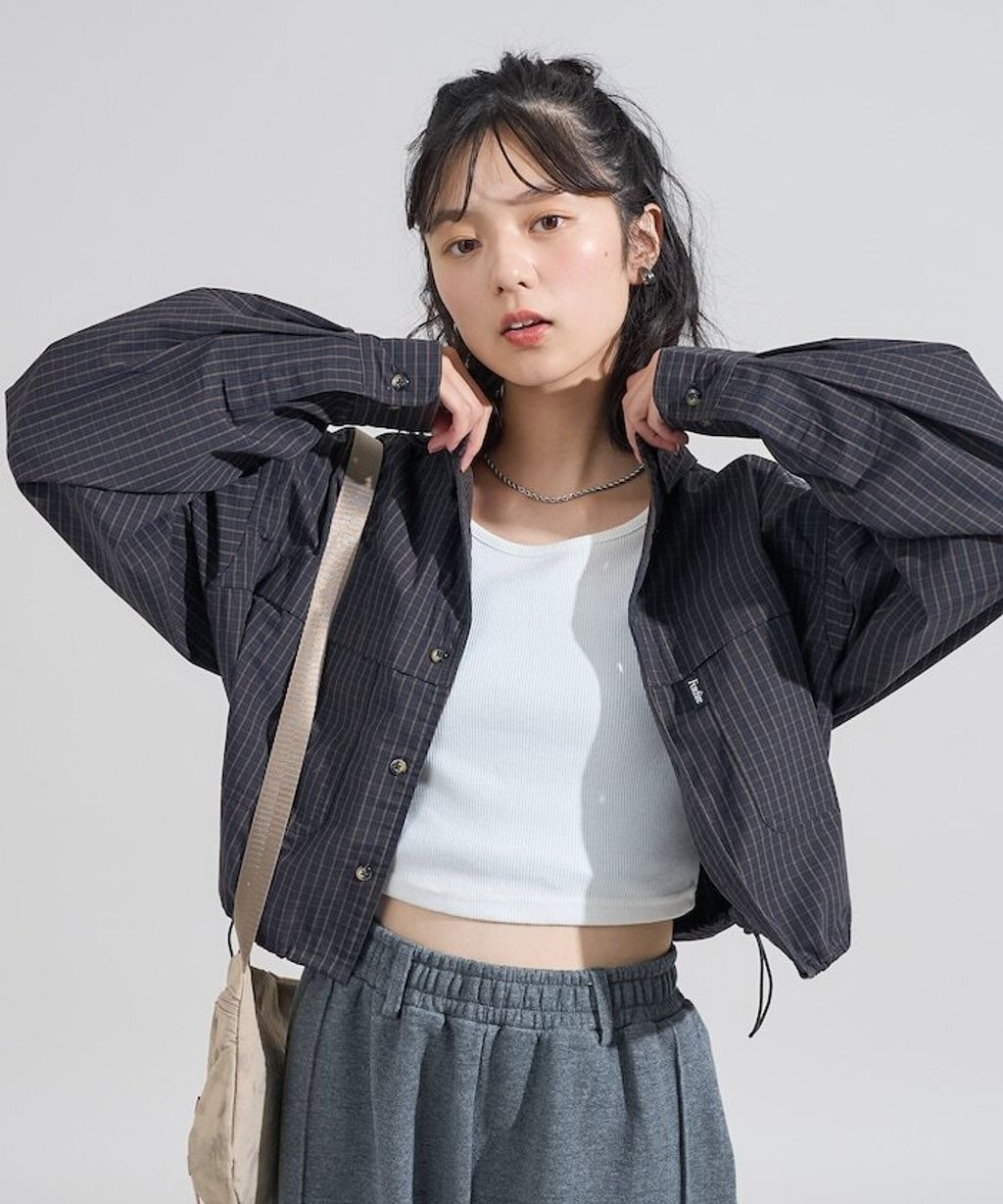 Foxfire × FREAKS STORE 短版格紋口袋襯衫_22
