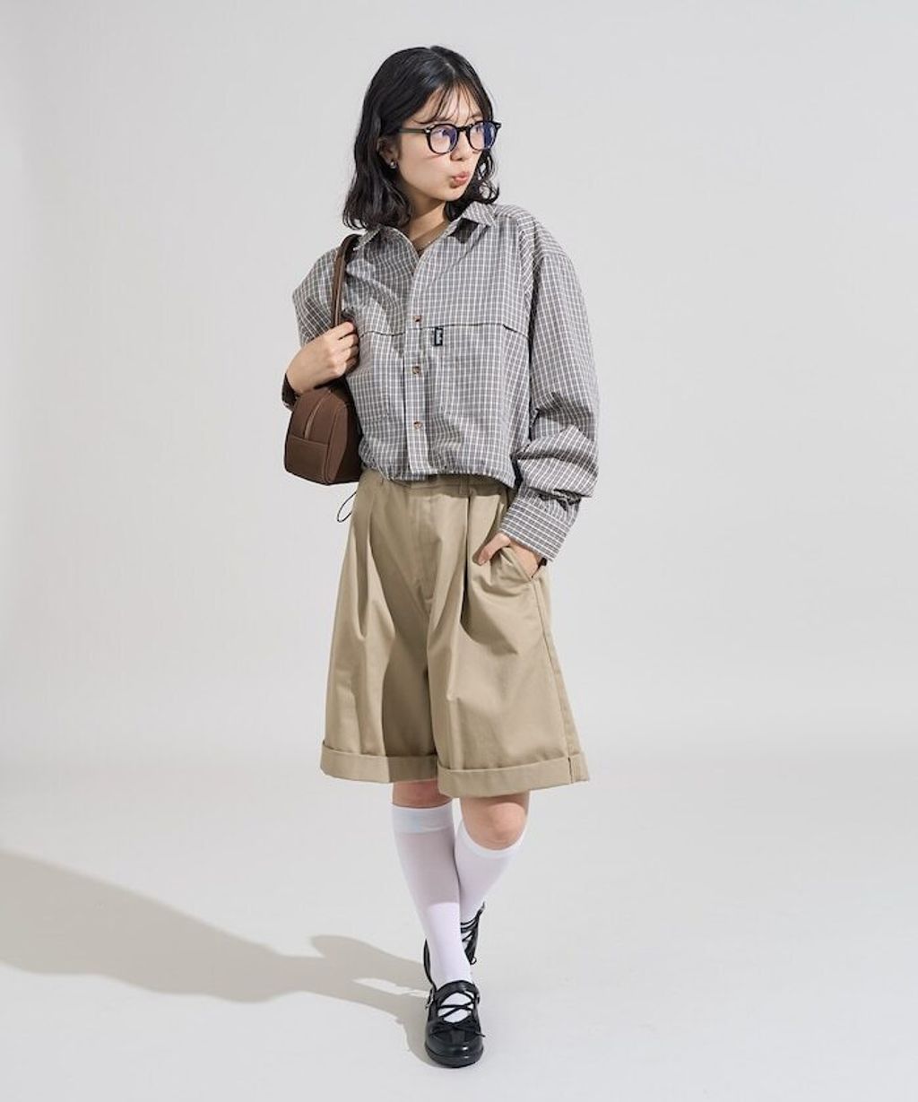 Foxfire × FREAKS STORE 短版格紋口袋襯衫_7