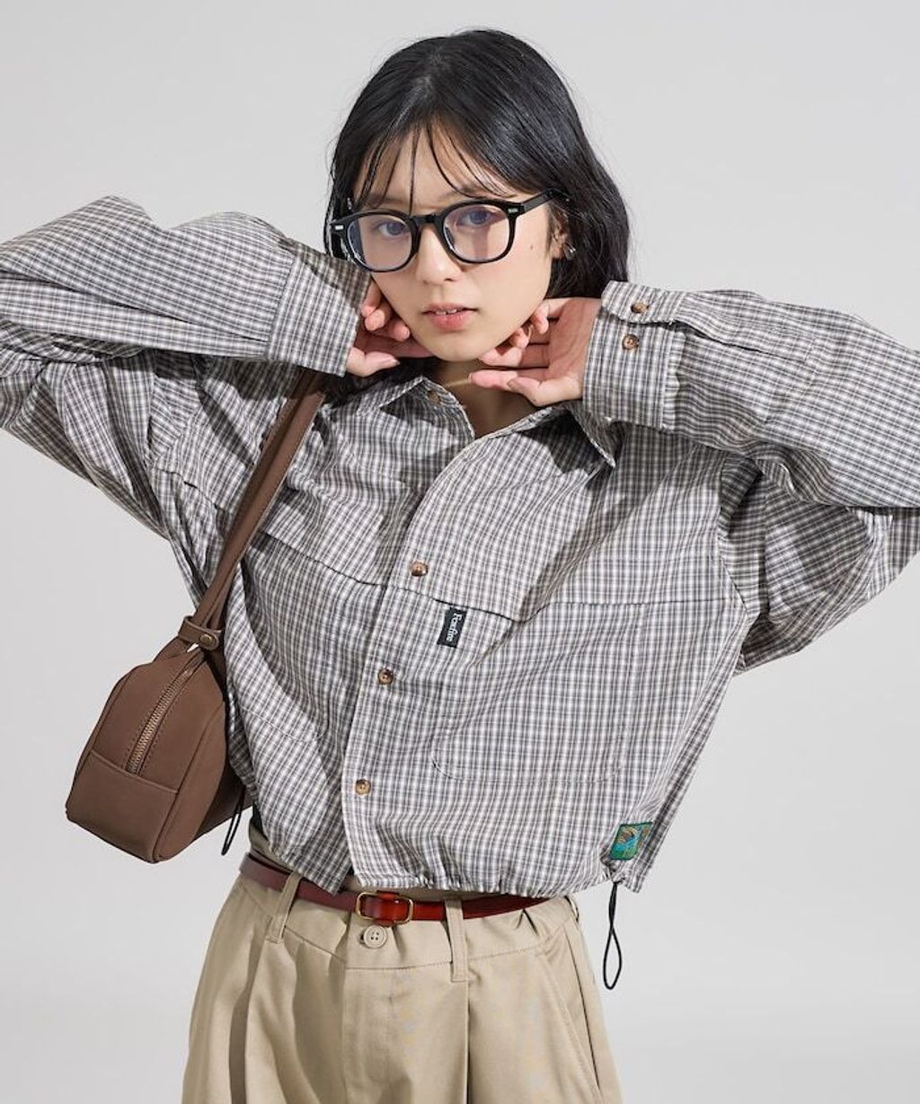 Foxfire × FREAKS STORE 短版格紋口袋襯衫_10