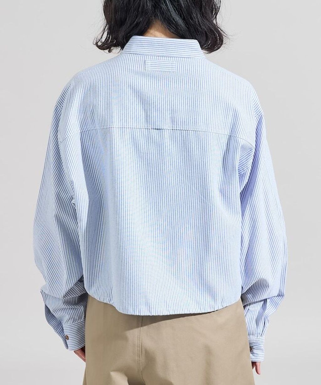 Foxfire × FREAKS STORE 牛津布短版下擺抽繩口袋襯衫_36
