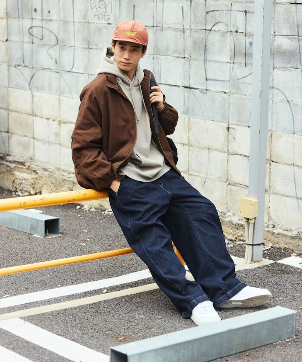 FREAKS STORE 寬版立領鴨絨中綿水洗工裝外套_35