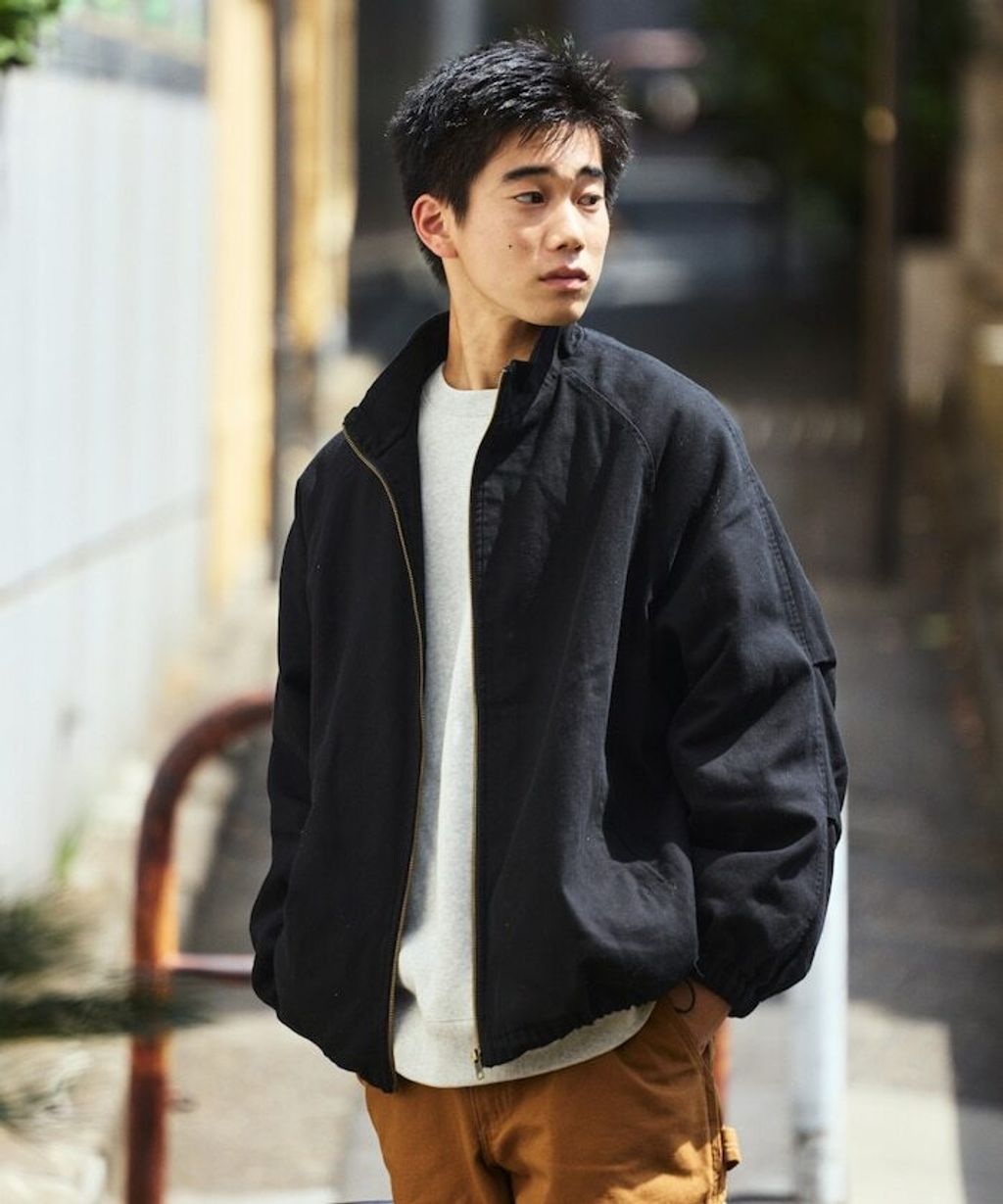 FREAKS STORE 寬版立領鴨絨中綿水洗工裝外套_26