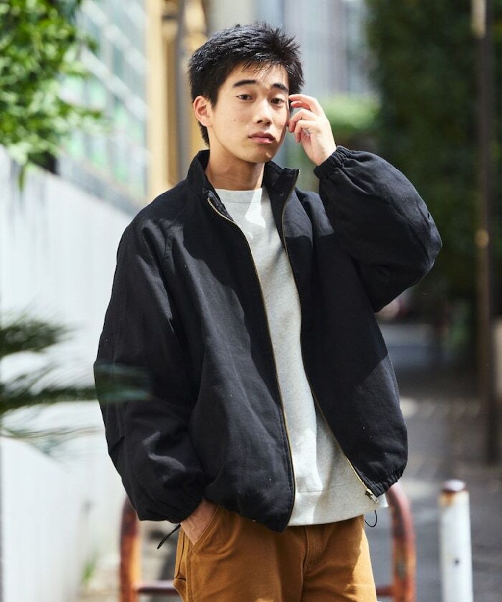 FREAKS STORE 寬版立領鴨絨中綿水洗工裝外套_28