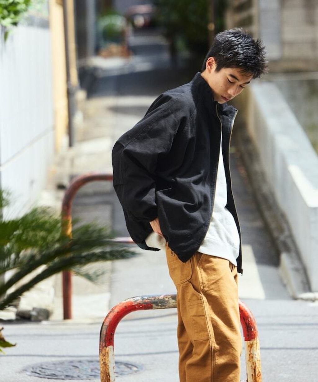 FREAKS STORE 寬版立領鴨絨中綿水洗工裝外套_27