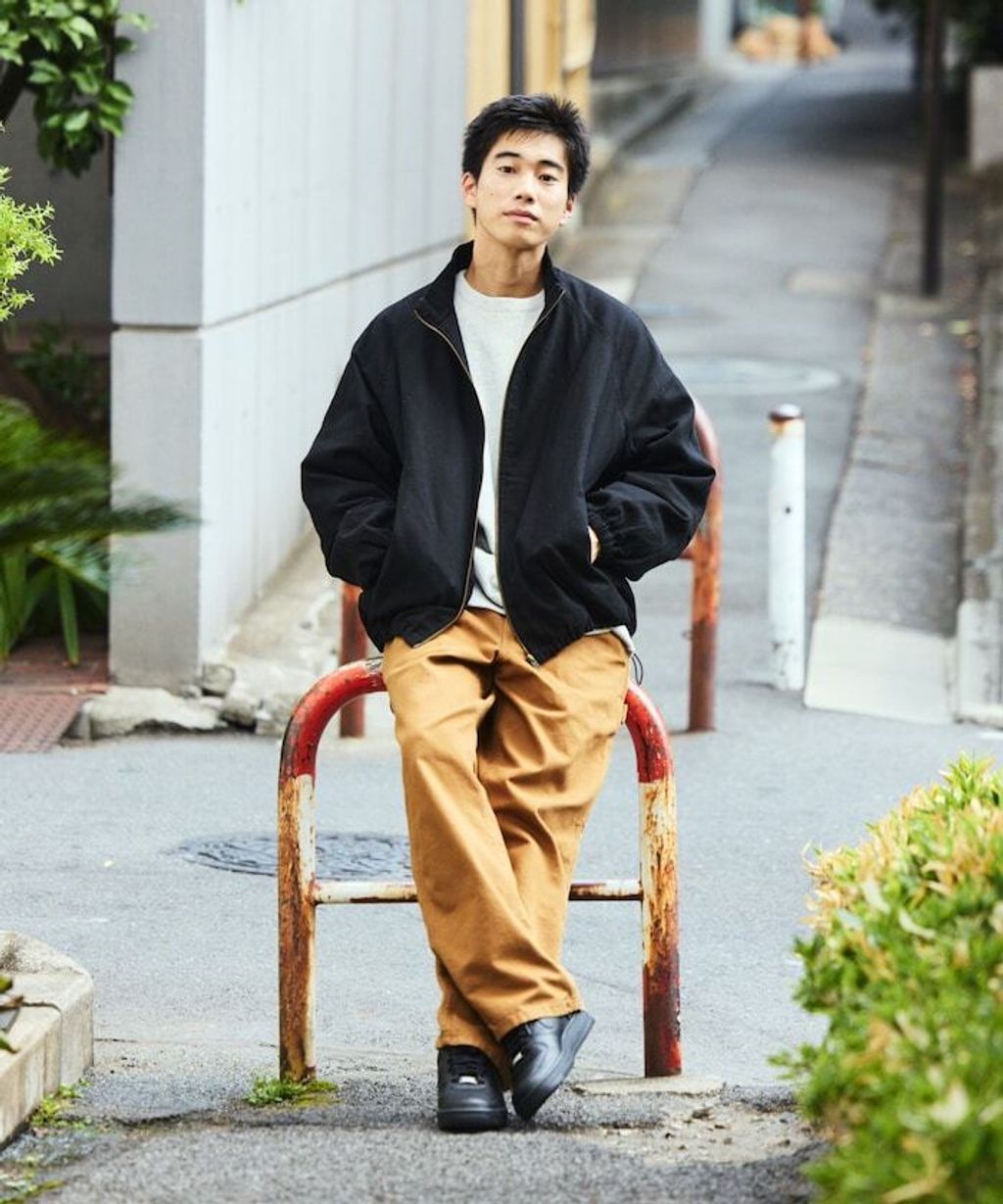 FREAKS STORE 寬版立領鴨絨中綿水洗工裝外套_18