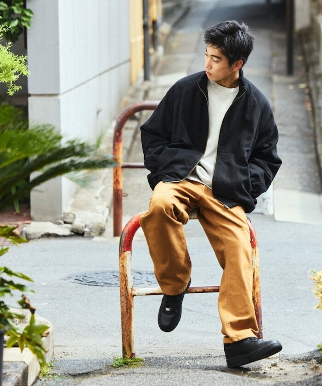 FREAKS STORE 寬版立領鴨絨中綿水洗工裝外套_20