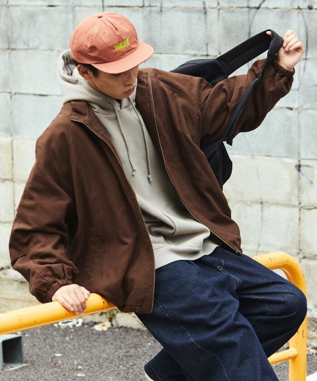 FREAKS STORE 寬版立領鴨絨中綿水洗工裝外套_4
