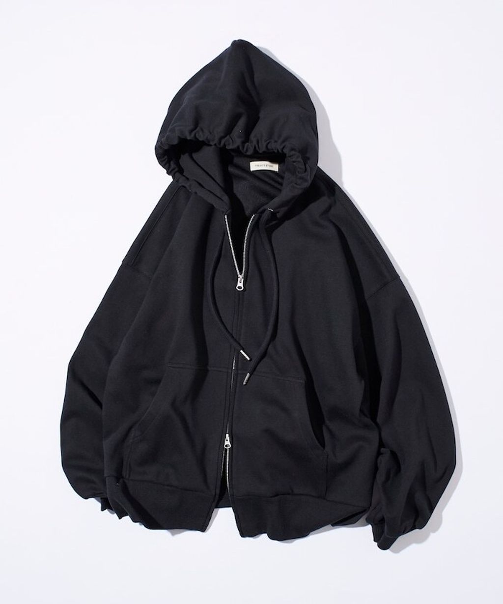 FREAKS STORE 寬鬆版型雙拉鍊連帽外套_22