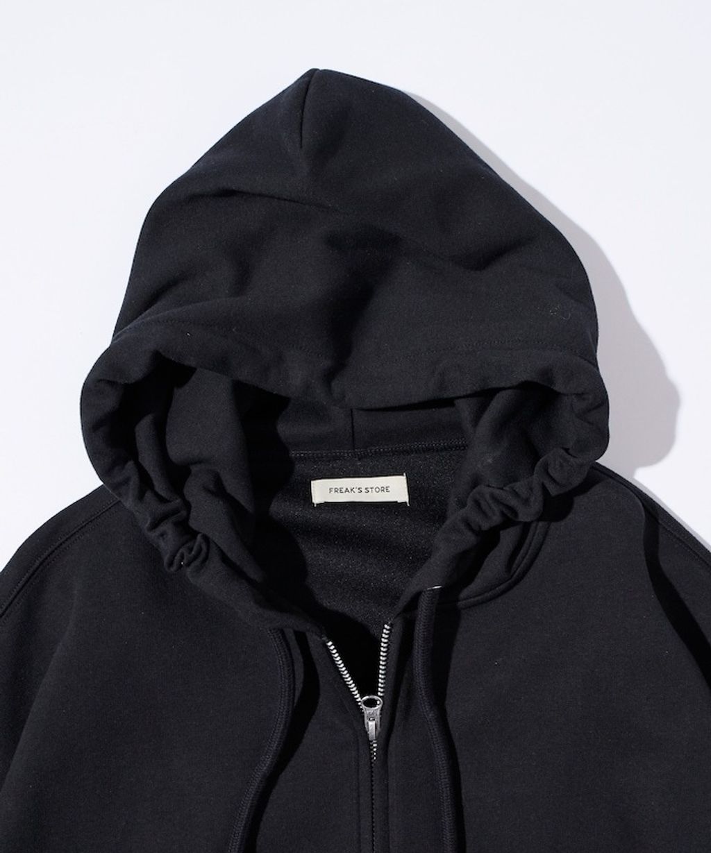 FREAKS STORE 寬鬆版型雙拉鍊連帽外套_9