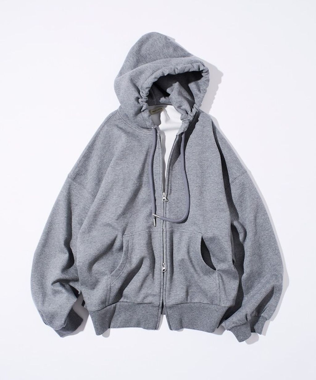FREAKS STORE 寬鬆版型雙拉鍊連帽外套_2