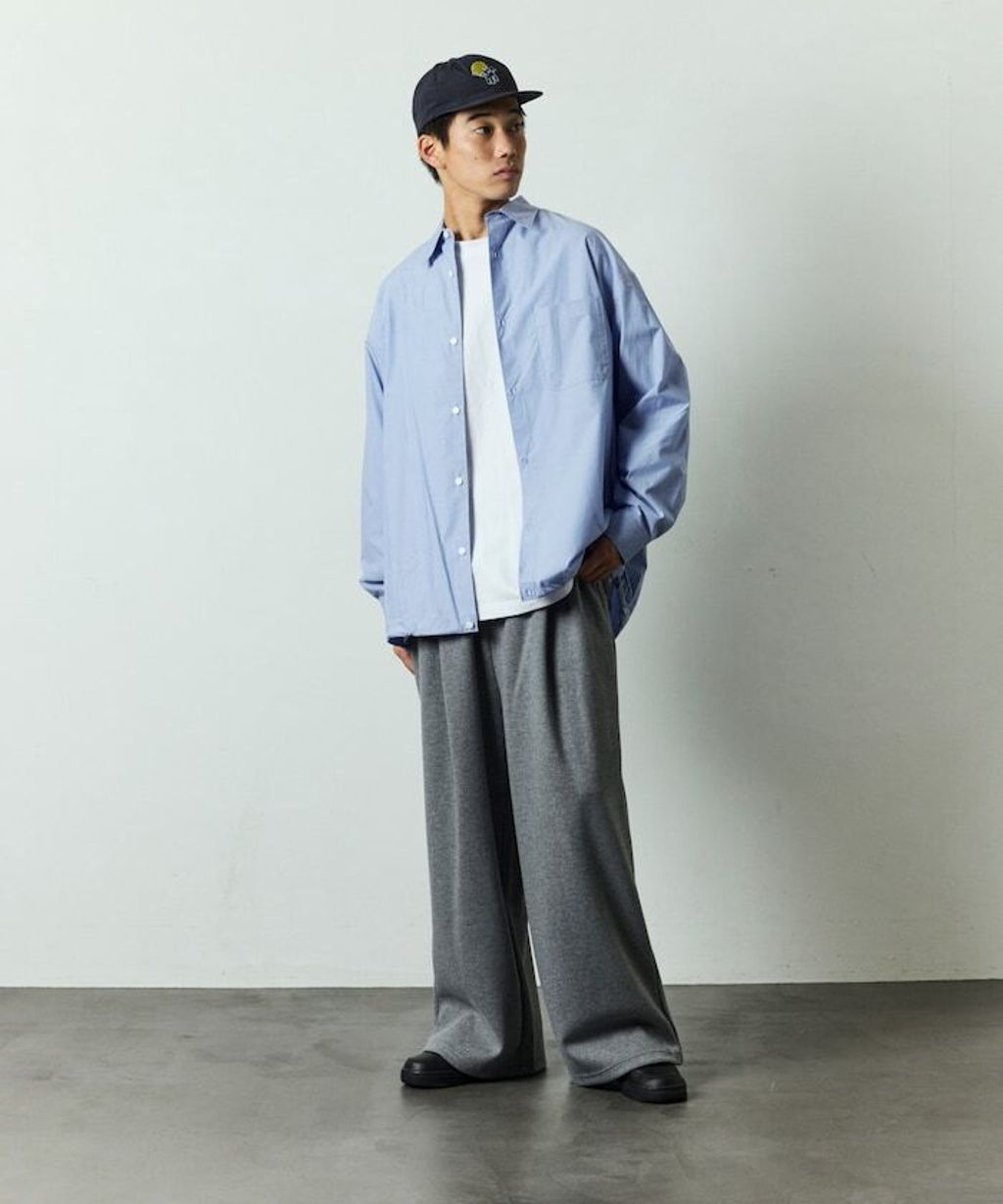 FREAKS STORE 寬褲管輕量保暖運動棉褲_17