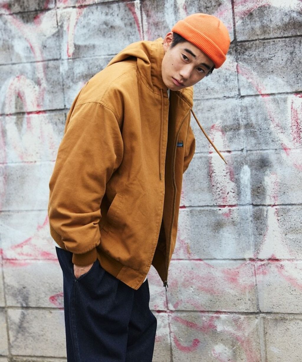 FREAKS STORE 寬版復古鴨絨工裝連帽外套_45