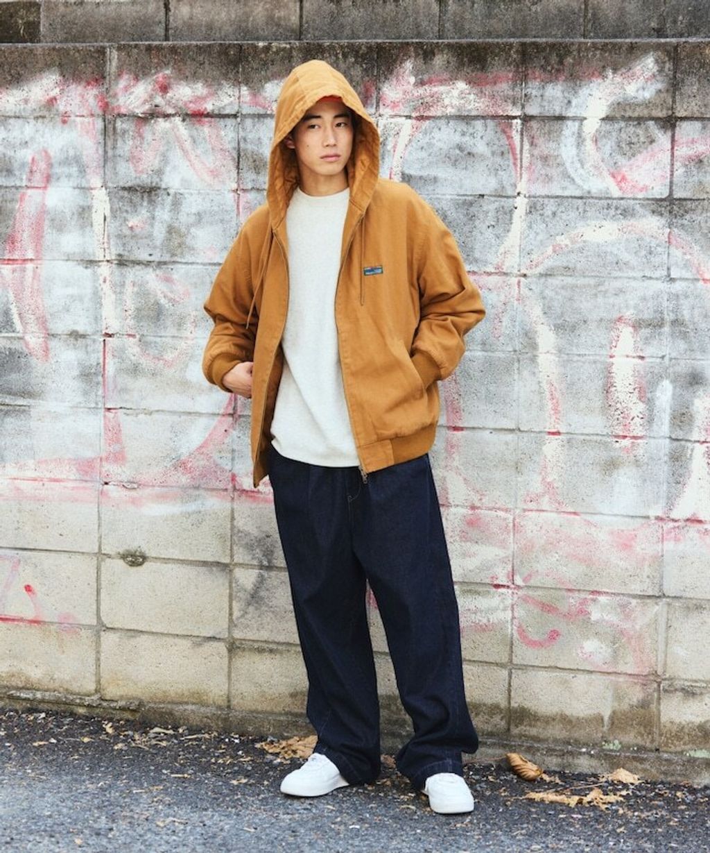 FREAKS STORE 寬版復古鴨絨工裝連帽外套_32