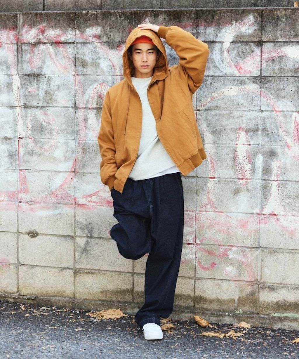 FREAKS STORE 寬版復古鴨絨工裝連帽外套_35