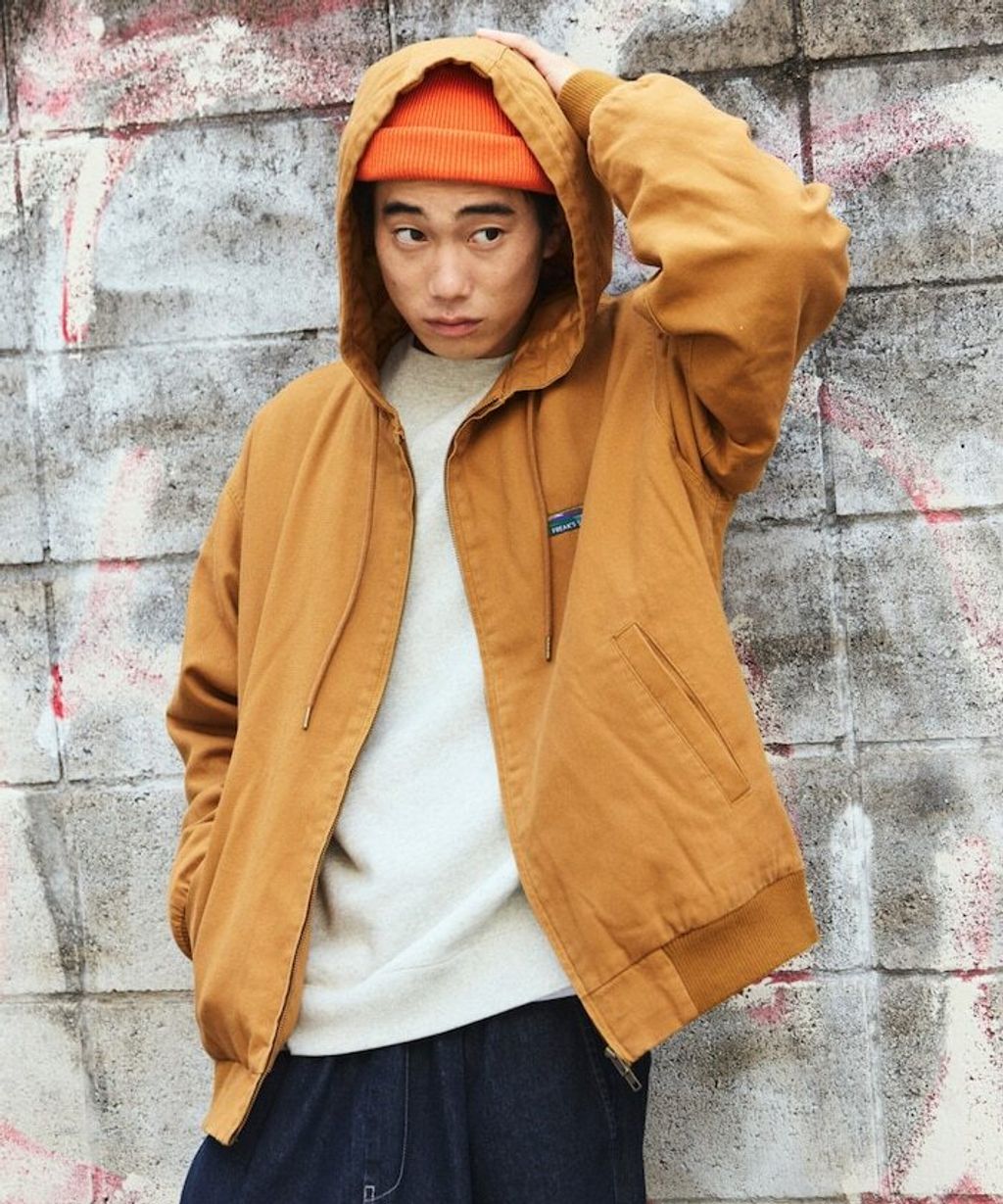 FREAKS STORE 寬版復古鴨絨工裝連帽外套_41