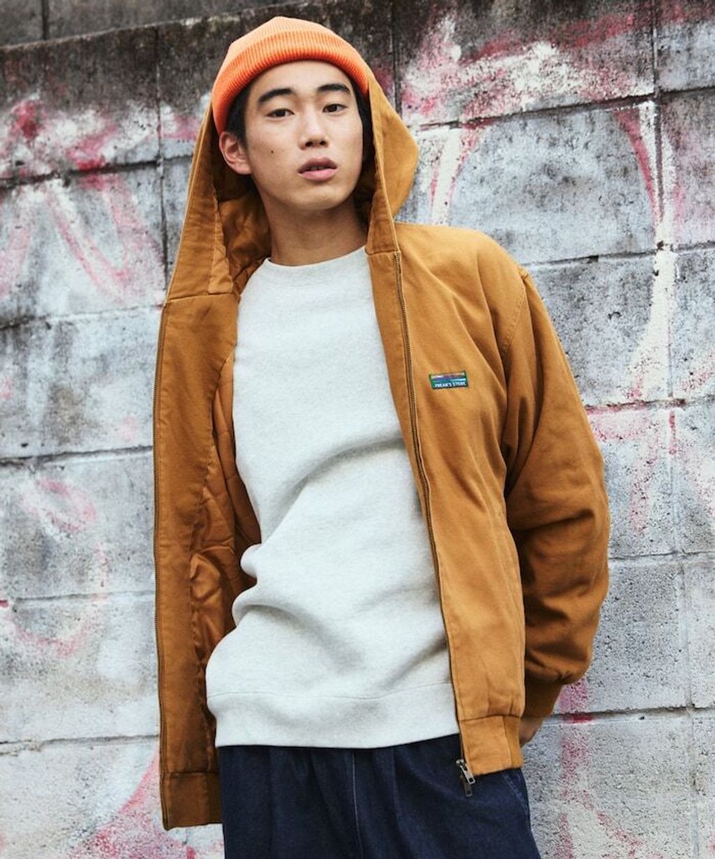 FREAKS STORE 寬版復古鴨絨工裝連帽外套_43