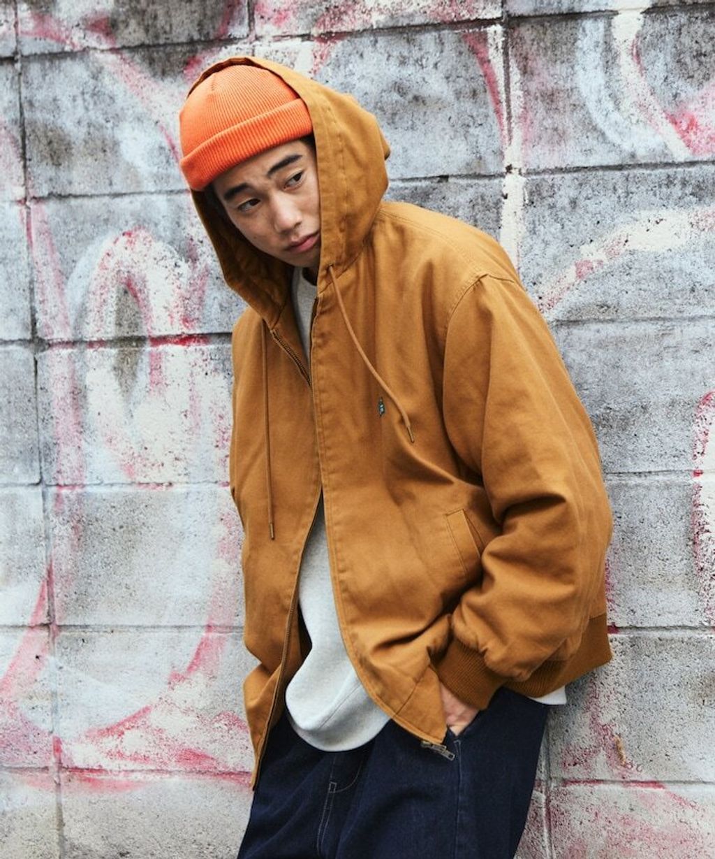 FREAKS STORE 寬版復古鴨絨工裝連帽外套_44