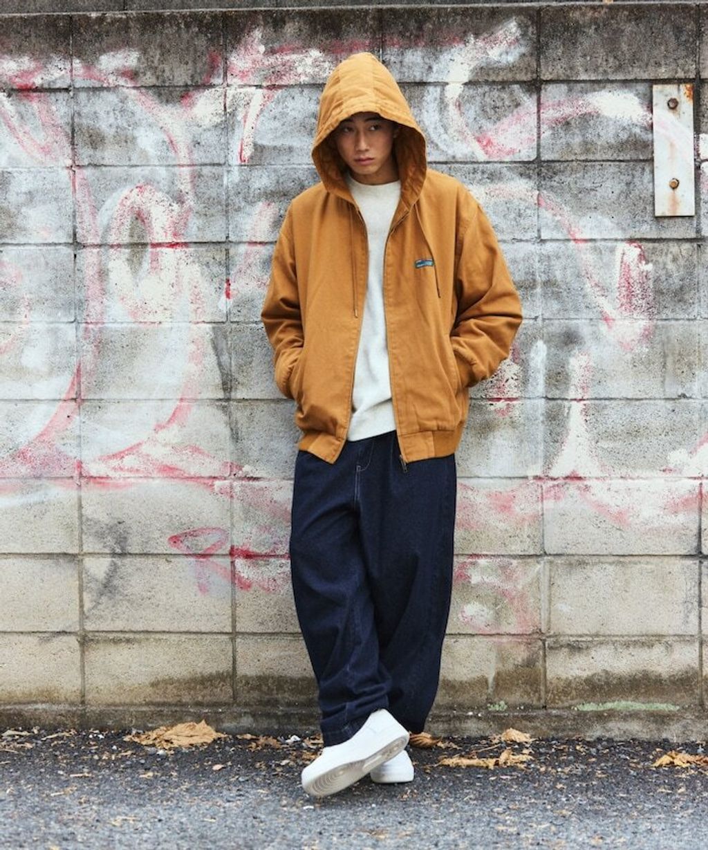 FREAKS STORE 寬版復古鴨絨工裝連帽外套_38