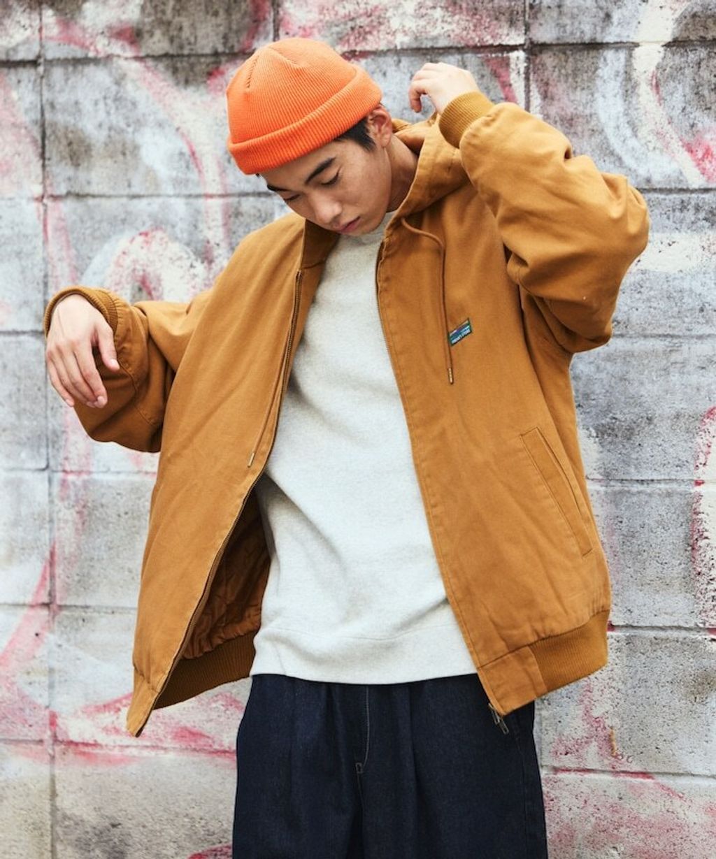 FREAKS STORE 寬版復古鴨絨工裝連帽外套_42