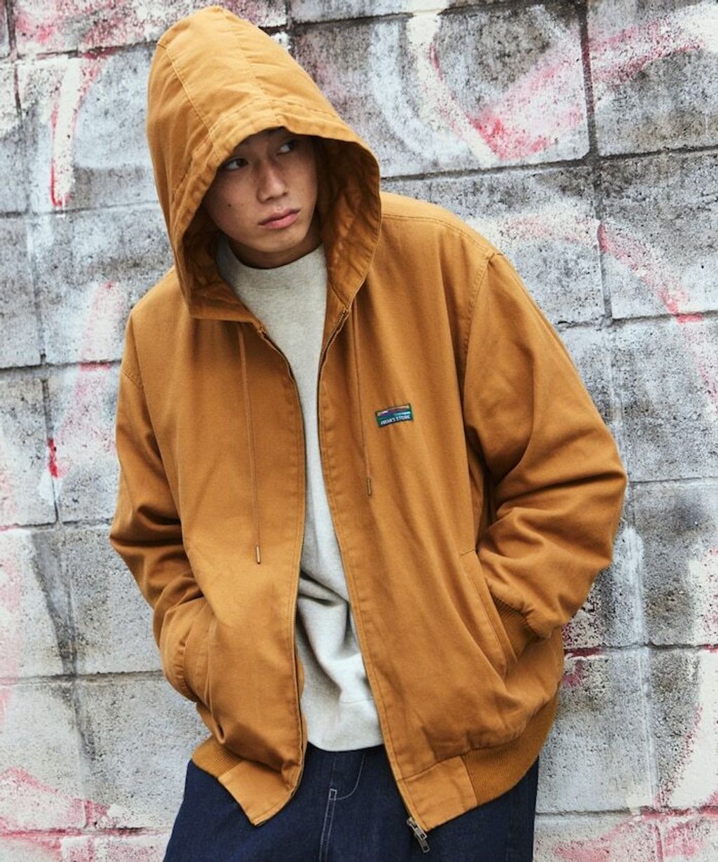 FREAKS STORE 寬版復古鴨絨工裝連帽外套_39