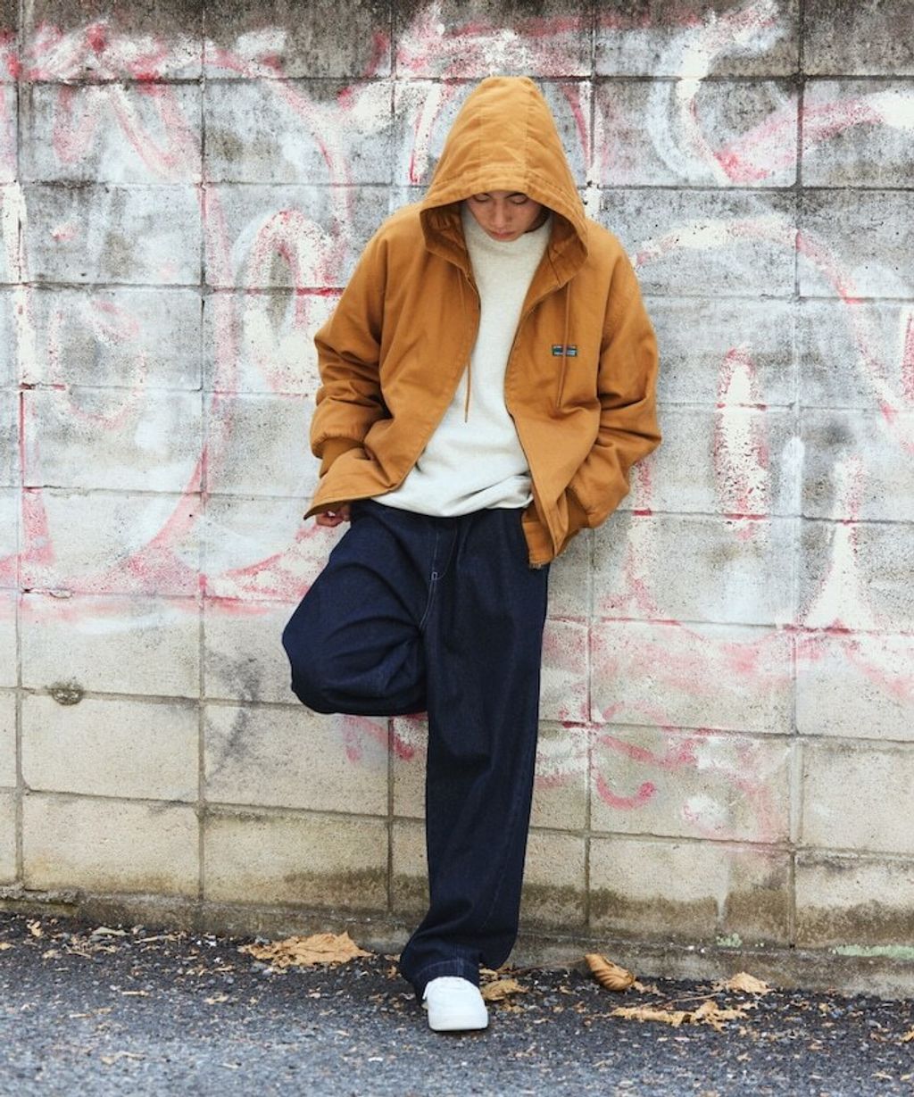 FREAKS STORE 寬版復古鴨絨工裝連帽外套_33