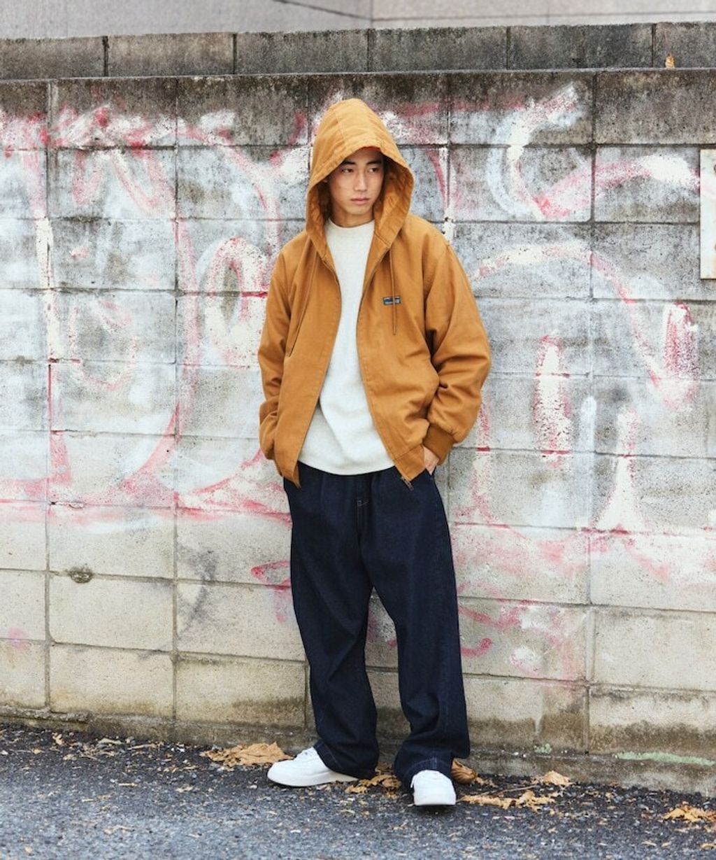 FREAKS STORE 寬版復古鴨絨工裝連帽外套_31