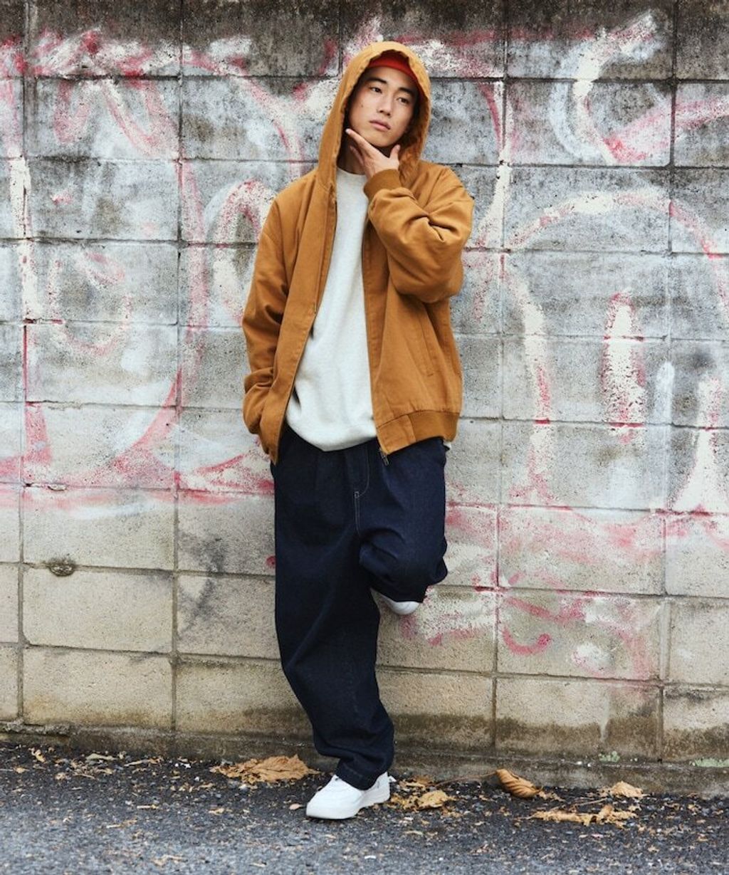 FREAKS STORE 寬版復古鴨絨工裝連帽外套_37