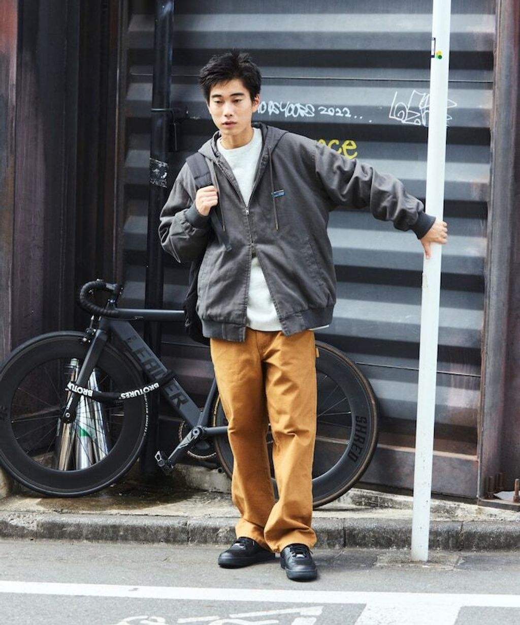 FREAKS STORE 寬版復古鴨絨工裝連帽外套_20