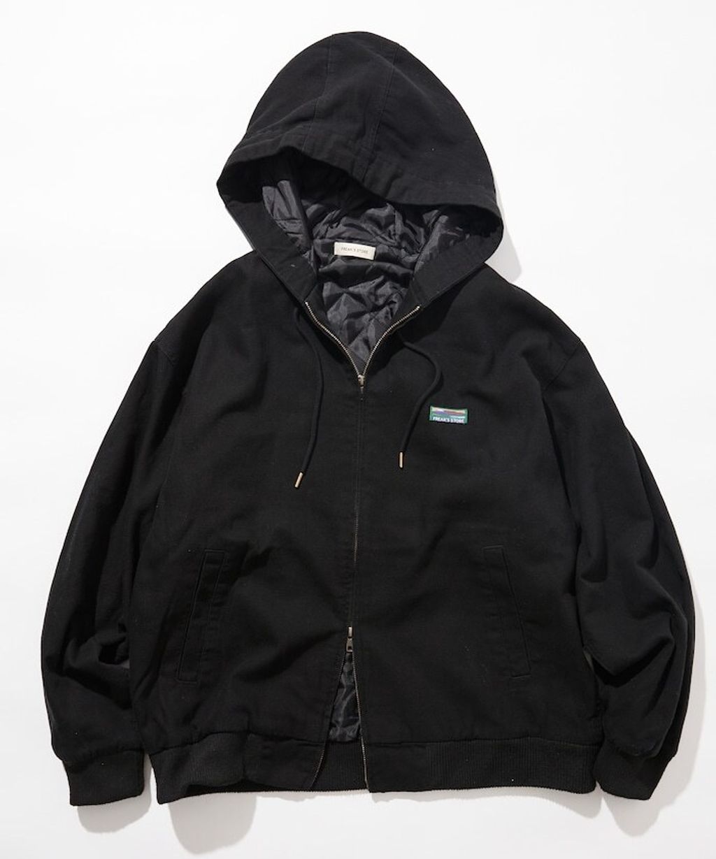 FREAKS STORE 寬版復古鴨絨工裝連帽外套_2
