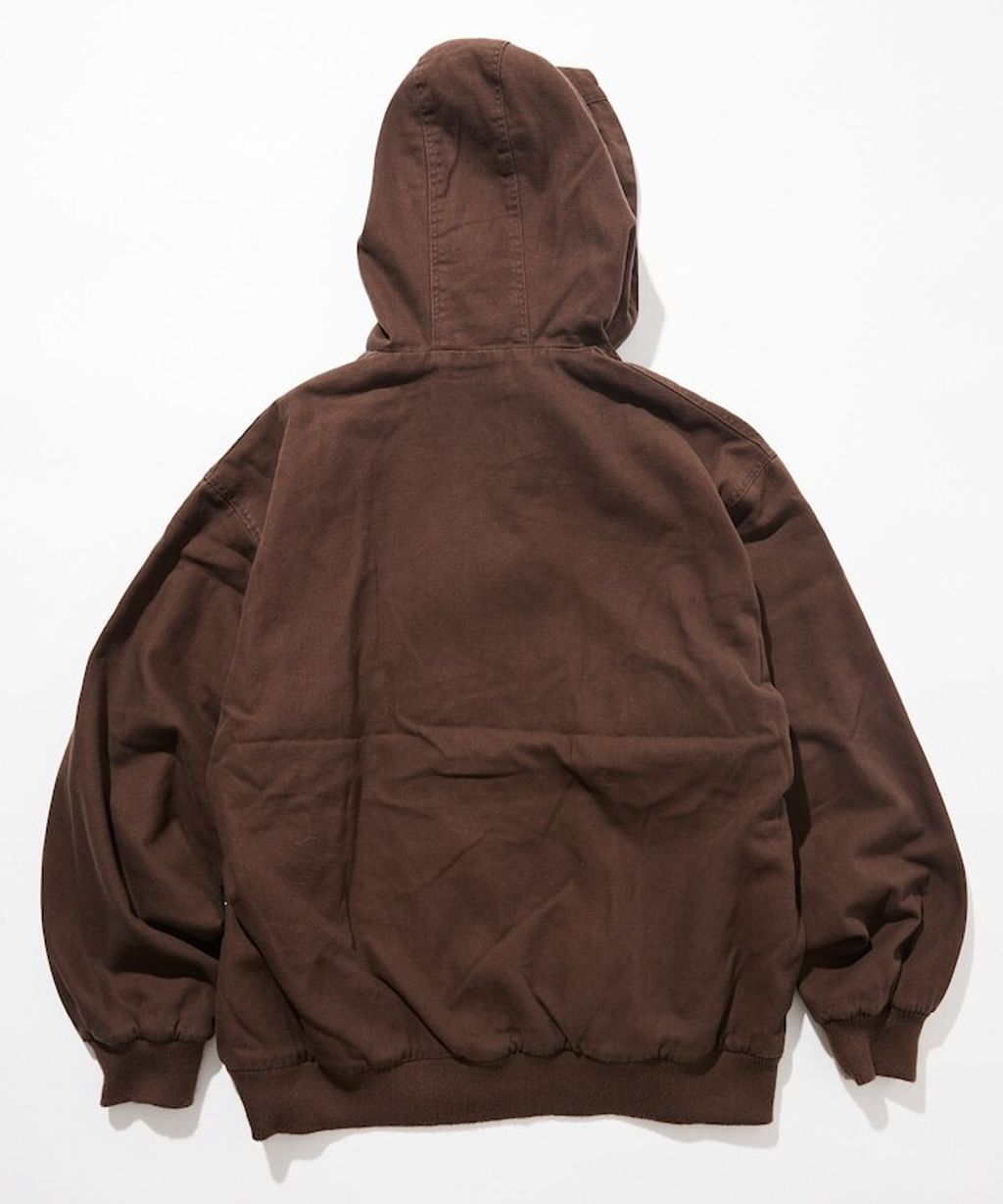 FREAKS STORE 寬版復古鴨絨工裝連帽外套_12