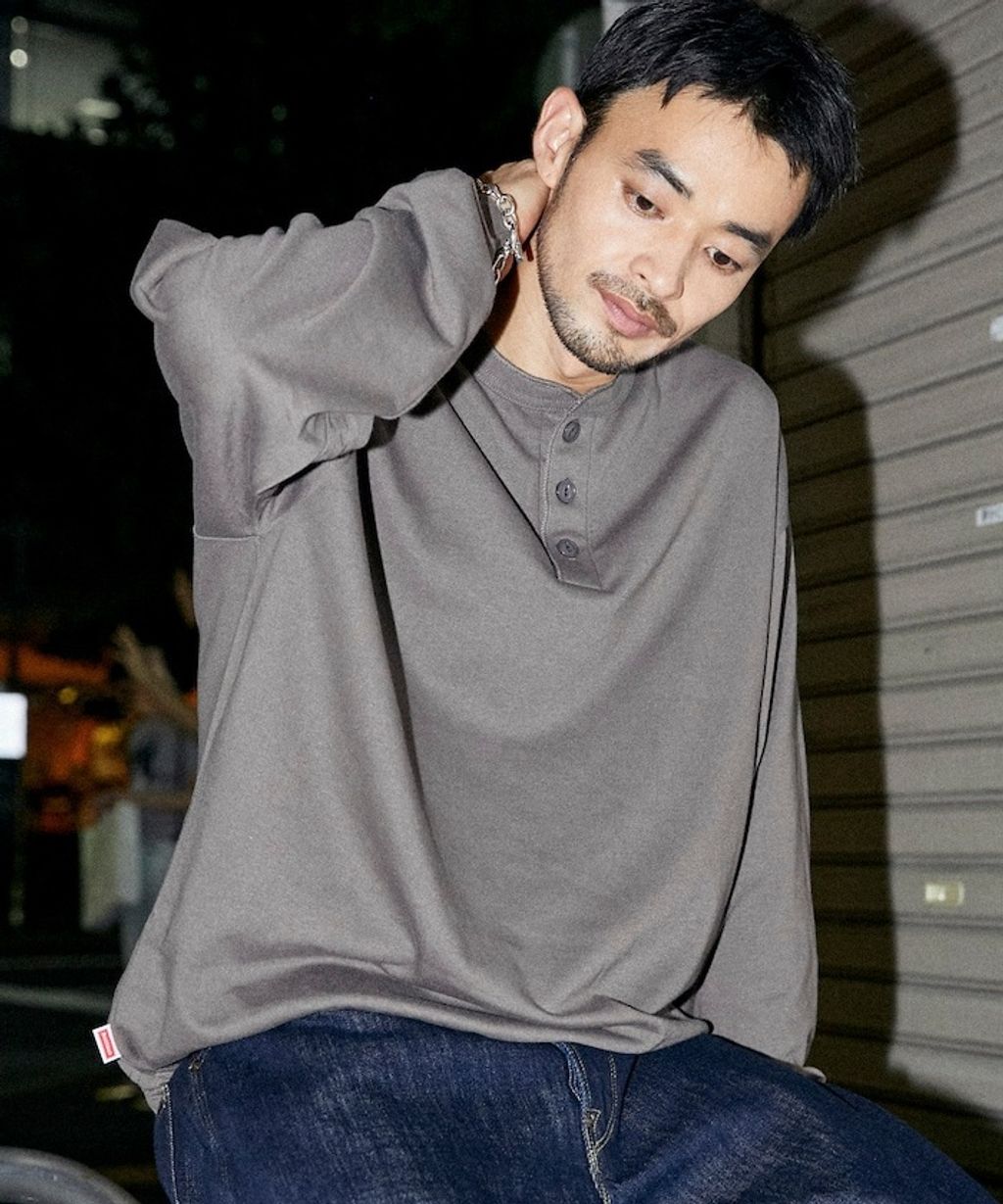 FREAKS STORE Healthknit 圓領及亨利領薄長袖上衣套組(一套2入)_44