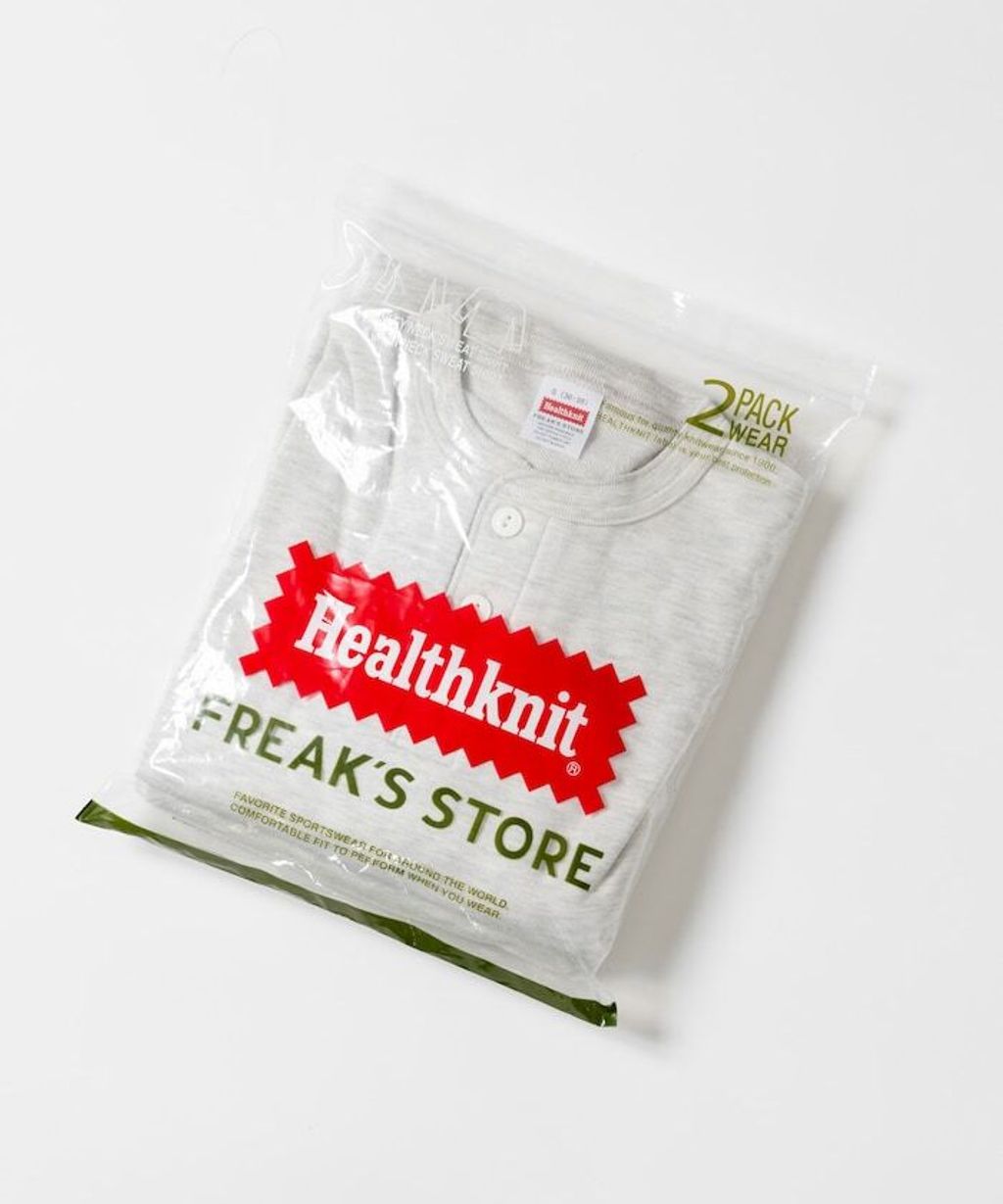 FREAKS STORE Healthknit 圓領及亨利領薄長袖上衣套組(一套2入)_4