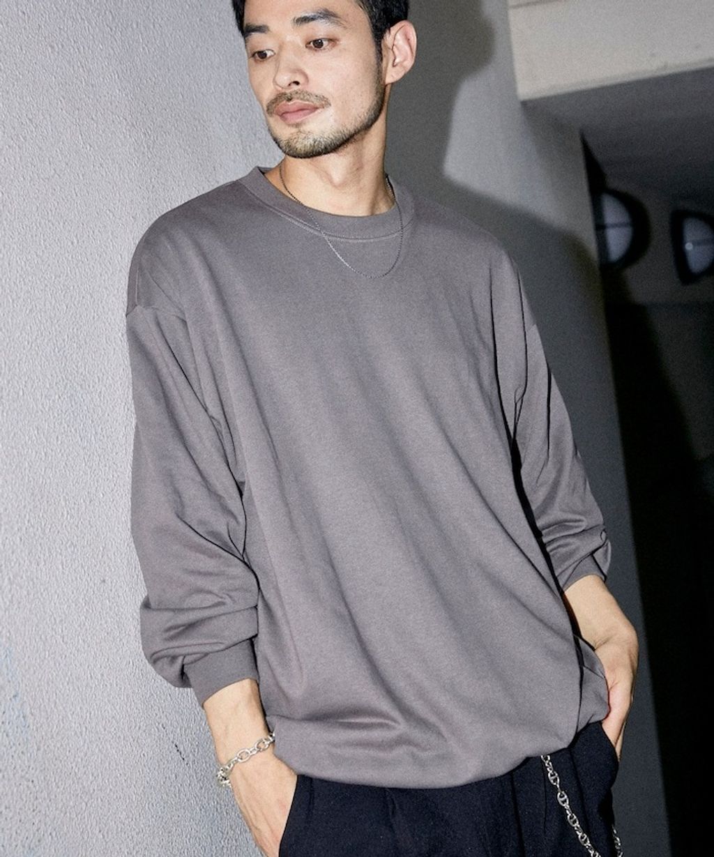 FREAKS STORE Healthknit 圓領及亨利領薄長袖上衣套組(一套2入)_39