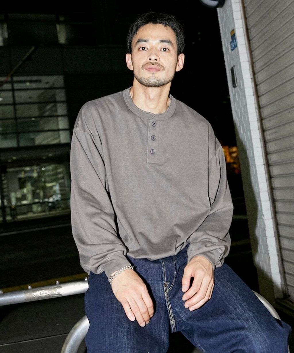 FREAKS STORE Healthknit 圓領及亨利領薄長袖上衣套組(一套2入)_41