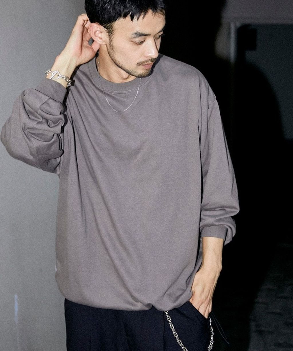 FREAKS STORE Healthknit 圓領及亨利領薄長袖上衣套組(一套2入)_34