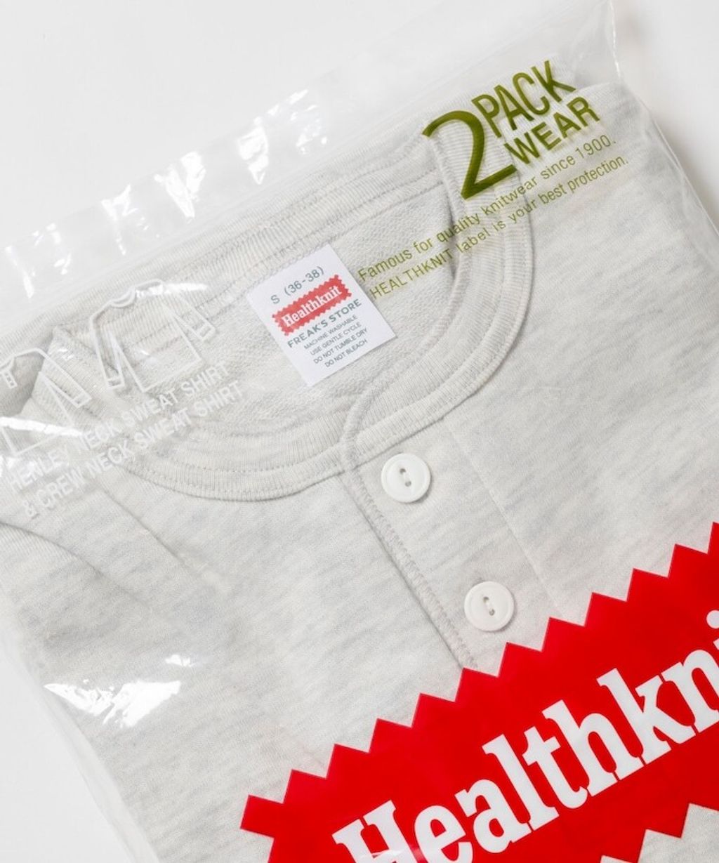 FREAKS STORE Healthknit 圓領及亨利領薄長袖上衣套組(一套2入)_7