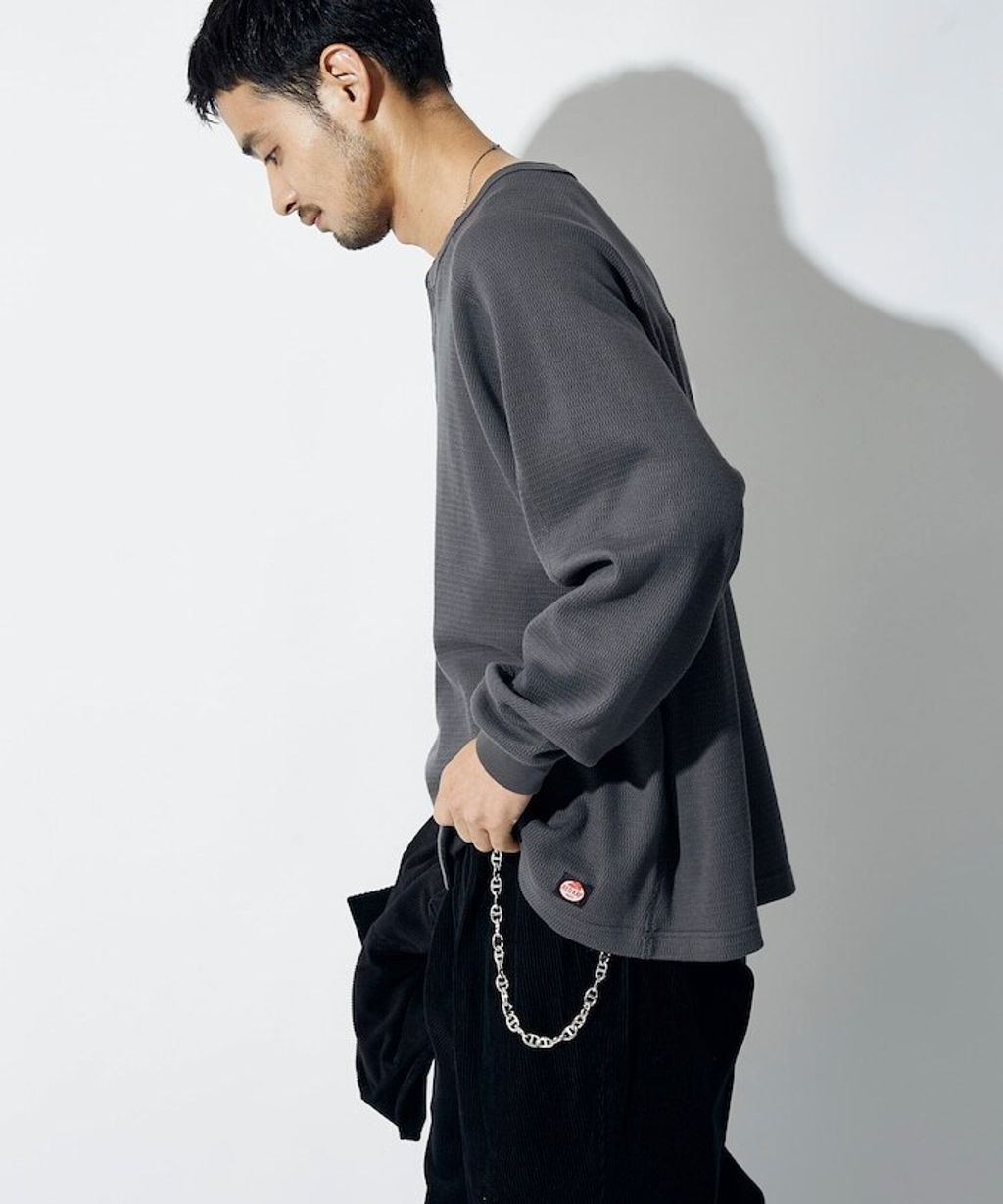 RED KAP x FREAKS STORE 網眼布亨利領長袖上衣_22
