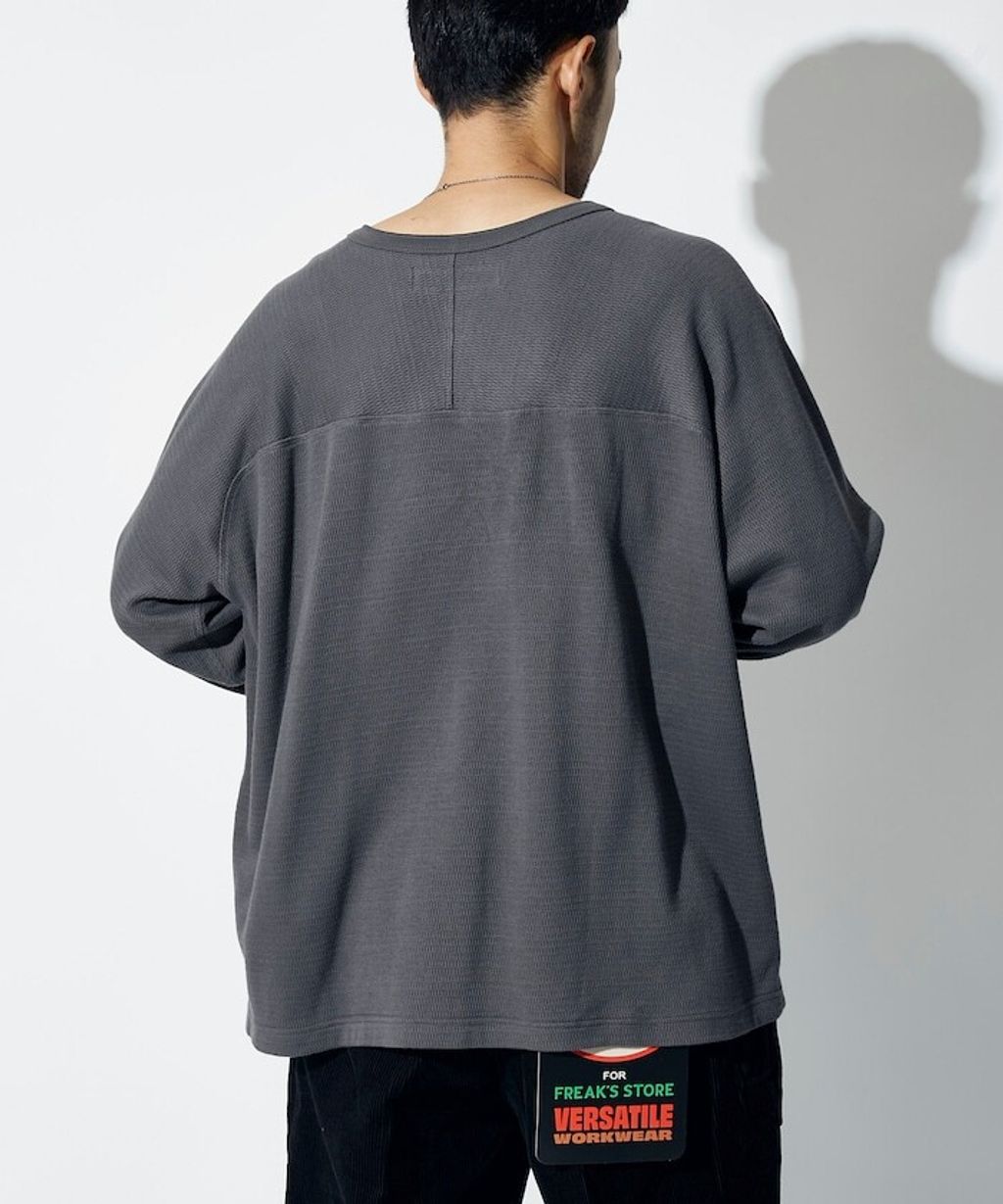 RED KAP x FREAKS STORE 網眼布亨利領長袖上衣_23