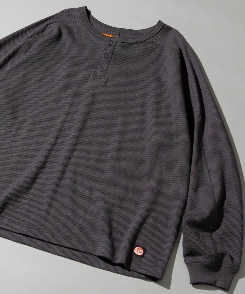 RED KAP x FREAKS STORE 網眼布亨利領長袖上衣_5